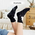 thumbnail image 3 of Christmas Socks, PUTUO Women Holidays Novelty Ankle Crew Socks, Cozy Fun Christmas Gifts for Women, 5 Pairs, Size 6-11, 3 of 7