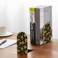 thumbnail image 5 of Pofeuu Sunflowers3 Print Large Bookend Hold Heavy Books- Wood Bookends for Heavy Books Heavy Duty Book Ends Wood Bookends for Office Desk Non-Skid, 5 of 7