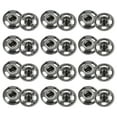 thumbnail image 1 of Uxcell 72 Conjuntos de Botones a Presión de 6mm, Botones de Metal Color Gunmetal, 1 of 7