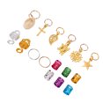 thumbnail image 3 of Kit de Colgantes de Cabello, Accesorios Paños Decorativos para Cabello Colorido 150pcs para Trenza, 3 of 7