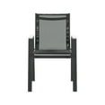 thumbnail image 6 of Meridian Furniture Nizuc Black Outdoor Patio Dining Arm Chair (Set of 2), 6 of 7