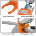 thumbnail image 3 of Electric Ice Crusher Machine 143LBS/Hr Snow Cone Maker Ice Shaver 500W, 3 of 15
