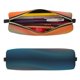 thumbnail image 2 of Fotbe yellow orange and teal Estuche para Lápices de Cuero con Estampado, Estuche con Cremallera Resistente, Organizador Compacto y Elegante para Papelería, 2 of 7