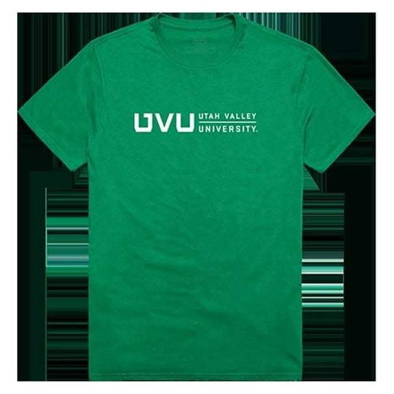 W Republic Apparel 516-210-G77-04 Utah Valley Institutional Tee, Kelly - Extra Large