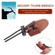 thumbnail image 4 of Tiro con arco Protector de lengüeta para pulgar Arco recurvo Flecha Protector de punta de dedo Equipo de protección, 4 of 6