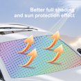 thumbnail image 6 of WSBDENLK Front Windshield Sun Shade - Accordion Folding Double-Sided Auto Sunshade for Medium and Small Car Car Sun Screens for Front Windshield Parasol Para Parabrisas, 6 of 9