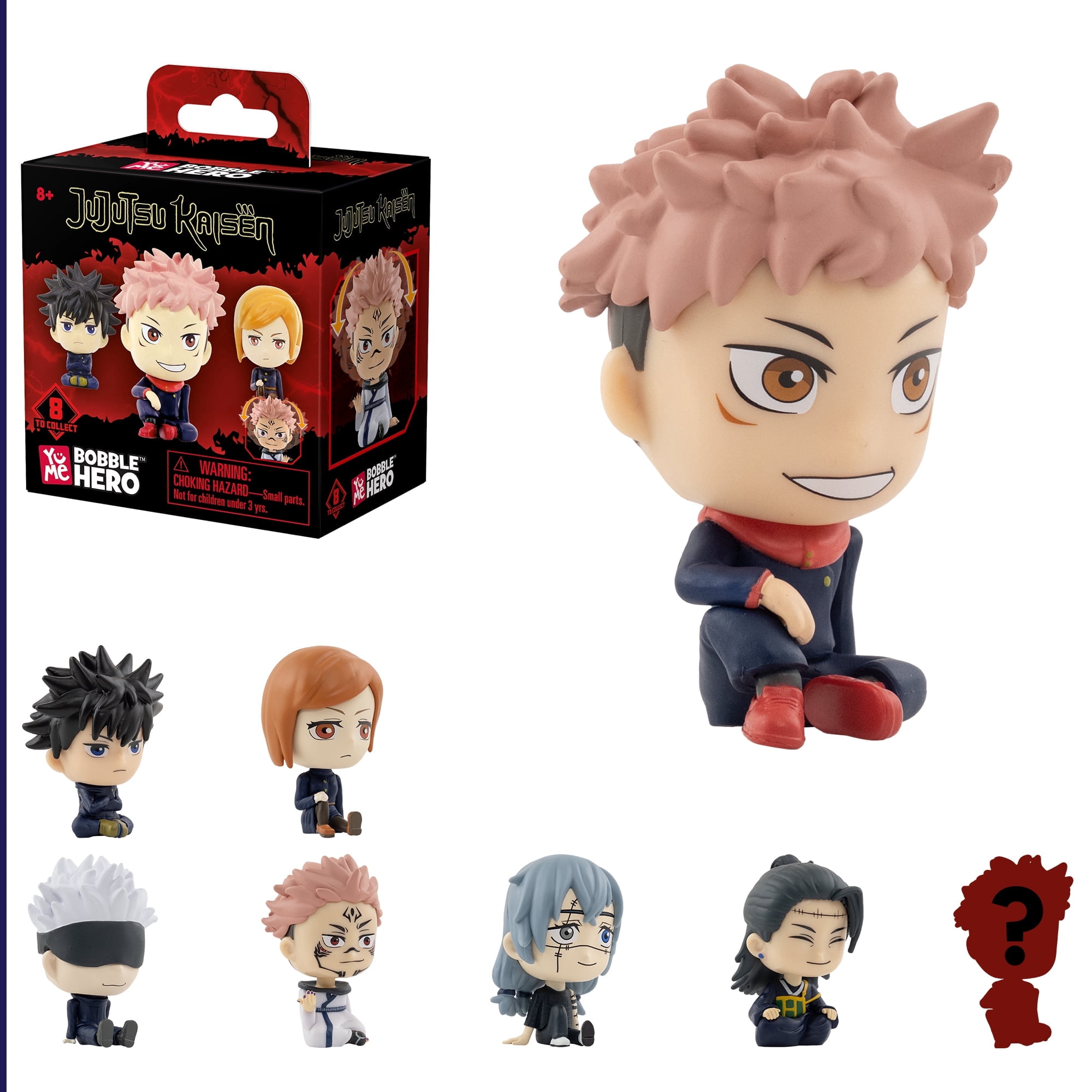 YuMe Jujutsu Kaisen Bobble Hero Blind Box Series 2 Collectible Figure, 1 Blind Box