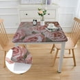thumbnail image 2 of WYYP Roses Square Fitted Tablecloth 100% Polyester Fiber 40*40, 2 of 8