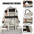 thumbnail image 3 of FORMRS Mini Backpack Purse for Women Travel Daypack Casual Shoulder Bag, Red and White Floral Pattern, 3 of 7