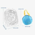 thumbnail image 3 of Kyusrd Foldable Kids' Game Board With 8 Colorful Toss Bags Easy To Carry Outdoor, 3 of 6