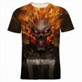 thumbnail image 1 of Ghost Rider camiseta Für Männer Sommer Marvel 3D Druck Lässige damen camisetas Kurzarm Harajuku Junge Mädchen Kinder t Tops xuanjing unisex, 1 of 2