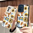 thumbnail image 1 of "Expresa tu personalidad con una original y moderna funda plateada mate con dibujos animados para iPhone", 1 of 4