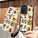 thumbnail image 1 of "Expresa tu personalidad con una original y moderna funda plateada mate con dibujos animados para iPhone", 1 of 4