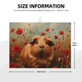 thumbnail image 2 of Balery Rose Cute Guinea Pig Alfombrilla de Secado para Cocina, 18x24 Pulgadas, Súper Absorbente para Platos y Encimeras, 2 of 7