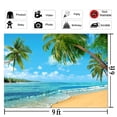 thumbnail image 4 of Telón de fondo Qian Summer Tropical Hawaii, 270 x 180 cm, poliéster, 4 of 6