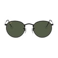 thumbnail image 2 of Ray-Ban Rb3447 Round Metal Sunglasses, Black/G-15 Green, 47 mm, 2 of 2