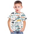 thumbnail image 2 of Sakmal Kids Clothes Under $5 For Girls And Boys Cute Graphic 3-14y Short Sleeve Crew Neck Summer Outfits For Kids 2024, 2 of 5
