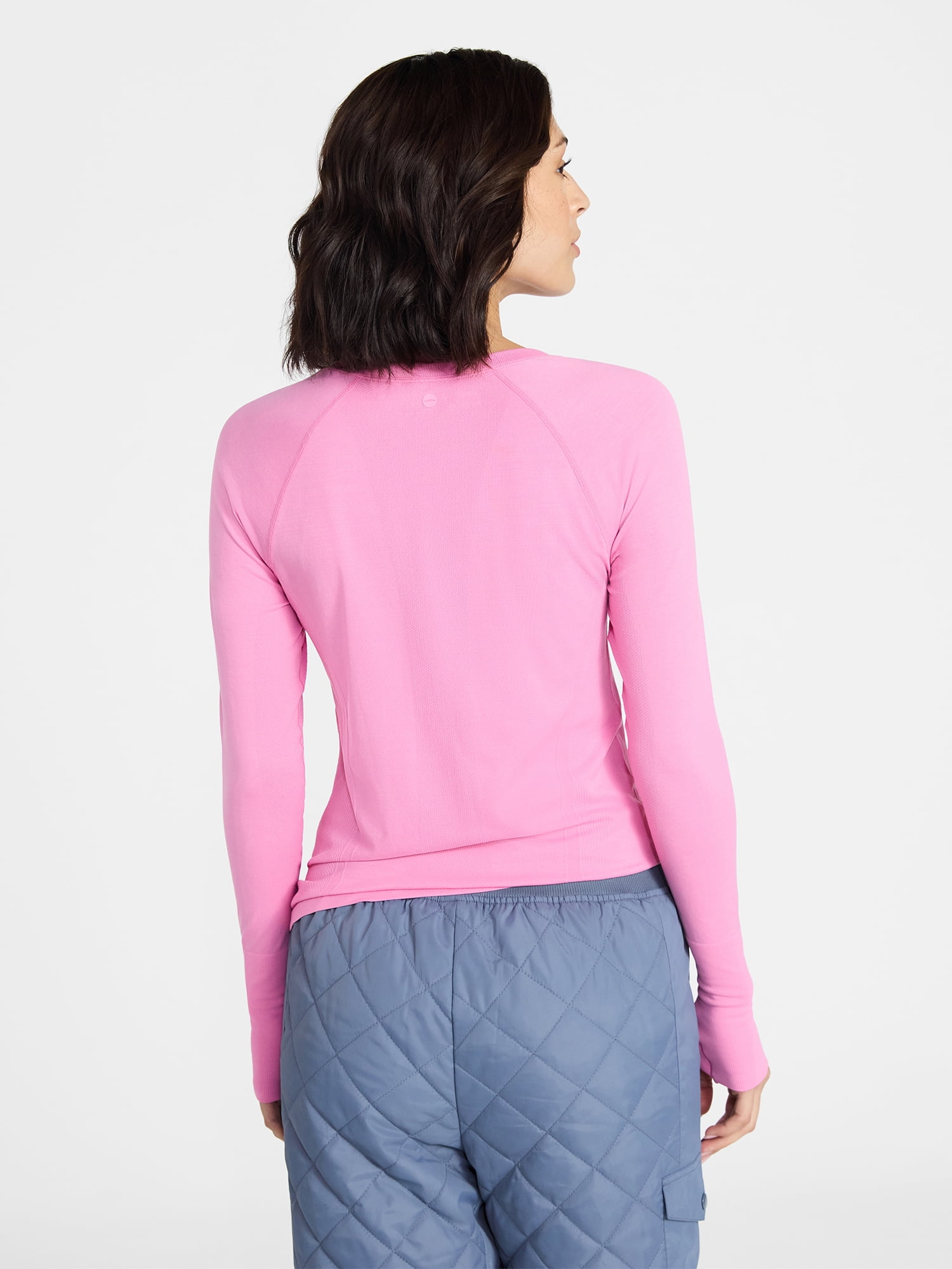 Avia Women's Seamless Tee with Long Sleeves, Sizes XS-XXXL