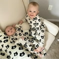 thumbnail image 3 of Toddler Baby Boy Clothes Bear Style Long Sleeve Cotton Tops and Long Pants Set Fall Sweatsuits Outfits Gray 6-9 Months, 3 of 6