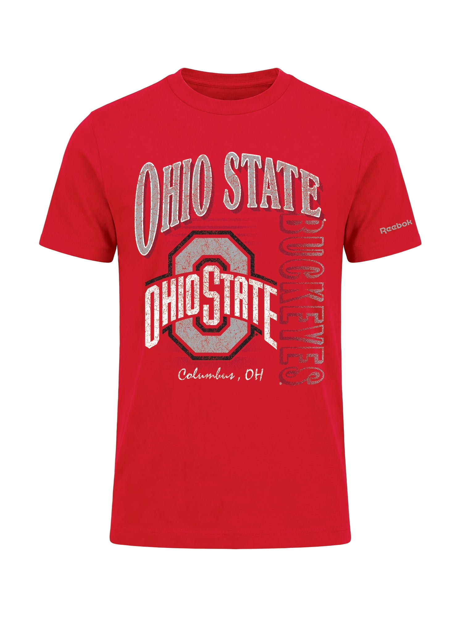 Ohio State Buckeyes Reebok Mens Crew Neck Short Sleeve T-Shirt