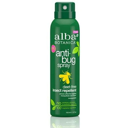 Alba Botanica Anti-Bug Deet-free Insect Repellent Spray, 4