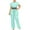 Mint Green, variant on Amvlyk 2 Piece Sets for Women Summer Short Sleeve Tops and Wide Leg Pants with Pockets Tracksuit Sets Casual Workout Outfits Fashion Two Piece Lounge Sets for Vacation Running Travel Outfits