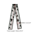 thumbnail image 3 of INSPIRE CHIC Women's Lace Embroidery Mesh Scarves Skinny Long Headscarf Neckerchief Black Flower-1 100x7cm/39.4x2.6 inches(LxW), 3 of 6