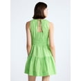 thumbnail image 4 of Free Assembly Women's and Women's Plus Smocked Cotton Drop Waist Mini Dress, Sizes XS-4X, 4 of 6