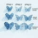 thumbnail image 3 of 36 piezas de decoración de adhesivos de pared de mariposa índigo hueca, adhesivo de pared extraíble. TUNC Sencillez, 3 of 5