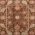thumbnail image 1 of Ahgly Company Indoor Square Abstract Red Oriental Area Rugs, 5' Square, 1 of 6