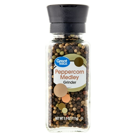 Great Value Peppercorn Medley Grinder, 3.9 oz