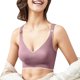 thumbnail image 4 of Gibobby Sujetador cómodo de verano para mujer, de seda helada, con grande en la espalda, pecho grande, Brasieres para mujer(Morado,XXL), 4 of 5