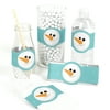 Let It Snow - Snowman DIY Party Supplies - Holiday & Christmas Wrapper Favors - Set of 15