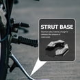 thumbnail image 4 of CRILSTYLEO Motorbike Side Support Plate Aluminum Dark Grey Kickstand Extension Stable Support 1Set, 4 of 6