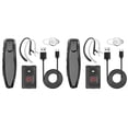 thumbnail image 1 of 2X Walkie Talkie Inalámbrico Bluetooth PTT Auricular Manos K Enchufe para Micrófono -888S K5, 1 of 5