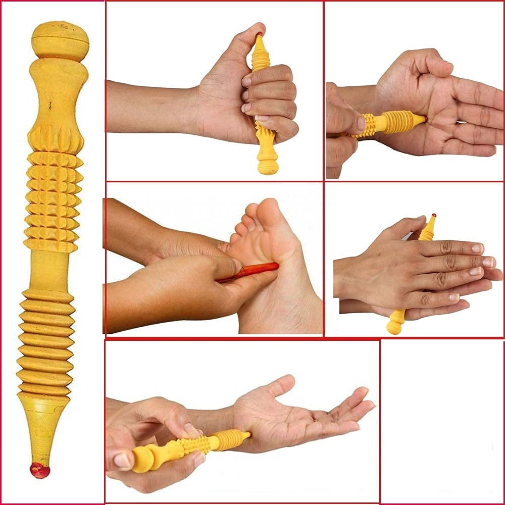 Acupressure Magnetic Foot Mat, Foot Roller, Face Roller, Finger Exerciser Super Kit