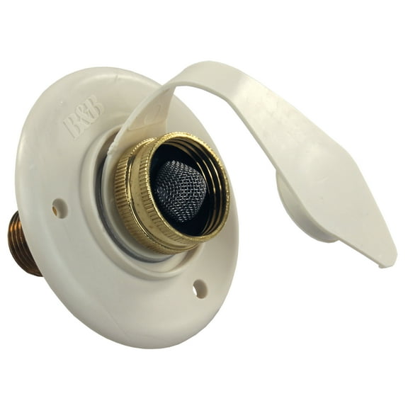 JR Products 160-85-A-16-A City Water Flange - Colonial White
