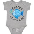 thumbnail image 3 of Inktastic Daddy's Fishing Buddy with Cute Blue Fish Boys or Girls Baby Bodysuit, 3 of 5