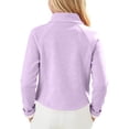 thumbnail image 4 of FAIWAD Boys Girls Warm Fleece Coat Zip up Collar Jacket Kids Soft Cozy Casual Daily Outerwear, 4 of 5