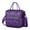 Purple Halloween Black, variant on Pumpkin Pattern Halloween Womens Lunch Box for Work,Insulated Large Lunch Bag for Tween and Teen,Loncheras Para Mujer,Leakproof Adult Lunch Bag for Work,Beach,Travel,Picnic,Camping