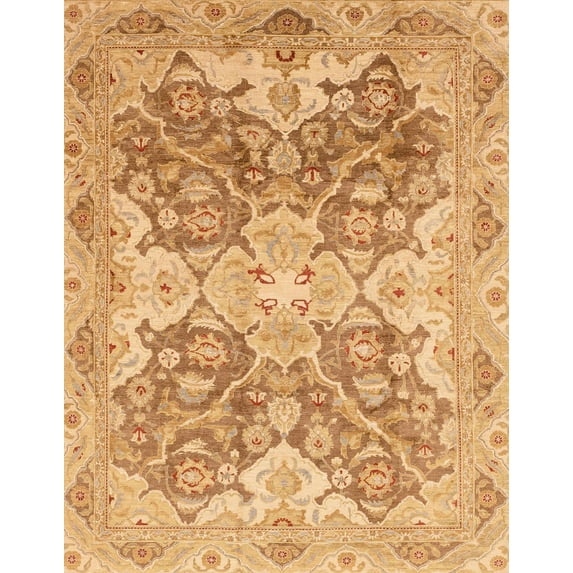Ahgly Company Machine Washable Indoor Rectangle Abstract Pumpkin Orange Area Rugs, 5' x 7'