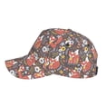 thumbnail image 5 of Daiia Foxes print Baseball Cap Men Women Golf Dad Hat Adjustable Original Classic Low Profile Hat Unconstructed Plain Cap, 5 of 9