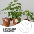 thumbnail image 3 of Raindrops  8 Pcs Plant Support Stakes Single Stem Plants Flowers Dark Green, 3 of 8