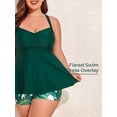 thumbnail image 5 of Summer Mae Plus Size Tankini Women 2 Pieces Swimsuits with Shorts Flowy Bathing Suits, 5 of 7