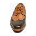 thumbnail image 6 of Stacy Adams Ivingale Wingtip Oxford Dress Shoes Leather Brown Multi 25684-249, 6 of 7