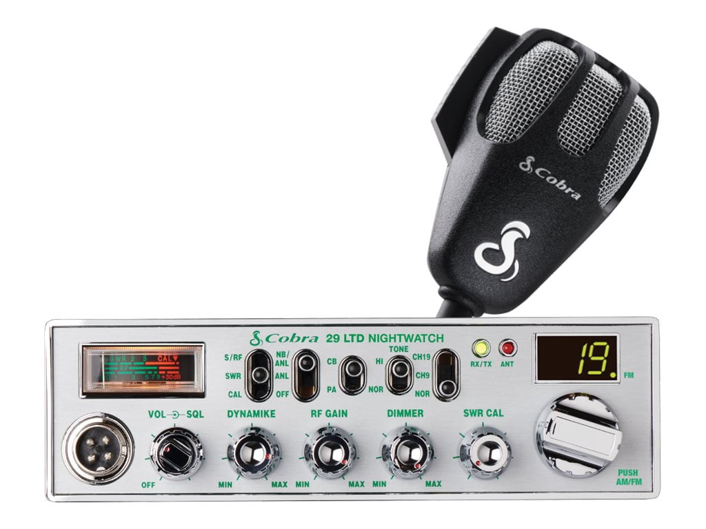 Cobra 29 LX Professional CB Radio with 4-Color Selectable LCD