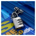 thumbnail image 4 of Heavy Duty 4 Dial Digit Combination Lock Weatherproof Security Padlock Outdoor Gym Locker Safely ,Easy to Use, 4 of 6