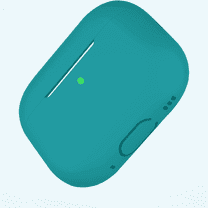 AirPods Pro 2nd Generation Case Cover(2022), Protective Soft Silicone Skin Accessories for Men Women Boys Girls for Apple AirPods Pro Gen 2, Front LED Visible-Teal