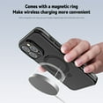 thumbnail image 3 of for iPhone 15 Pro Max Case Waterproof Shockproof Rugged Cover with Magnetic Ring Kickstand, TPU+PC Full Body Protection, Anti-Drop Dustproof Slim Phone Case for iPhone 15 Pro Max, Gray, 3 of 9