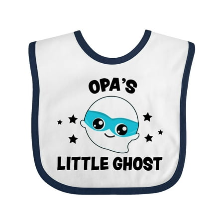 

Inktastic Cute Opa s Little Ghost with Stars Gift Baby Boy or Baby Girl Bib